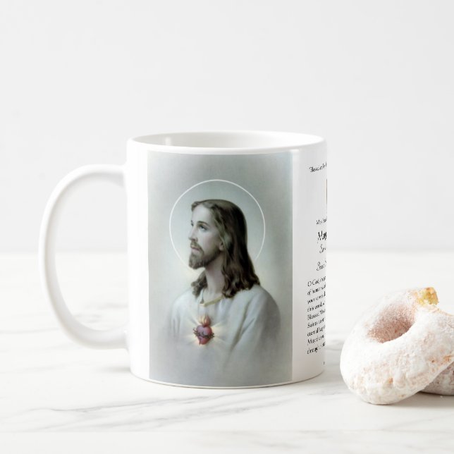 Caneca De Café Memorial do Funeral Religioso Católico (Com Donut)