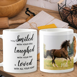 Caneca De Café Memorial Personalizado de Cavalo de Pet Keepsasasa