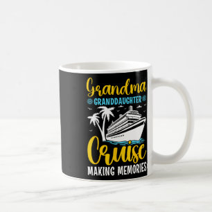 Caneca De Café Memórias de Avó e Netas para Férias de Cruzeiro