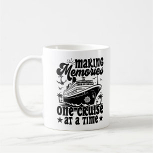 Caneca De Café Memórias de fazeres Um Cruise Family Cruise Combin
