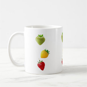 Caneca De Café Memórias de Morango Sementes de Doçura Entre