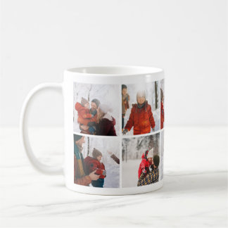 Caneca De Café Memórias de Natal da Família Foto Collage Mug