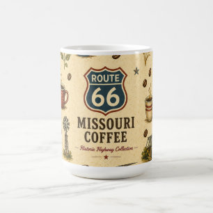 Caneca De Café Memórias do Café da Estrada 66 Missouri River Road