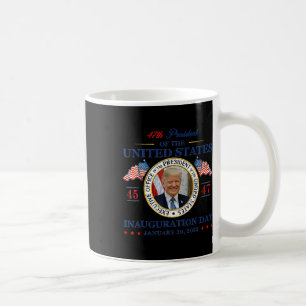 Caneca De Café Memórias do Dia da Inauguração do Presidente Trump