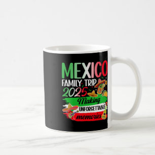 Caneca De Café Memórias do Fazer da Família México Trip 2025 Méxi
