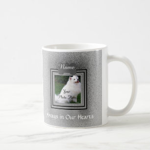 Caneca De Café Memórias Perfeitas de Cães ou Gatos de Prata