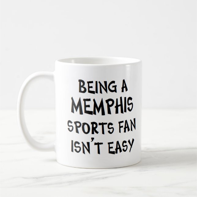 Caneca De Café memphis sports fan, being (Esquerda)