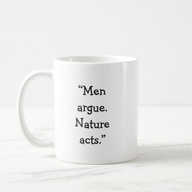 Caneca De Café Men Nature Classic Mug (Esquerda)