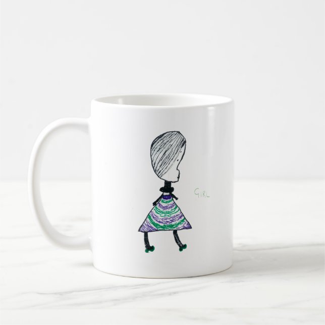Caneca De Café Menina (Esquerda)