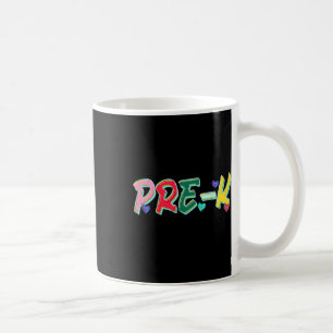 Caneca De Café Menina 1º Dia De Pré-k Professora Aluna Primeiro D