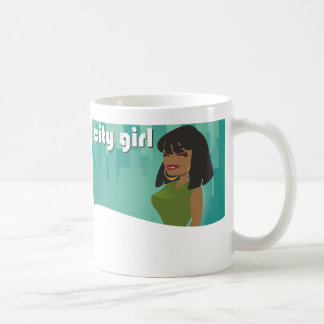 Caneca De Café menina 3 da cidade