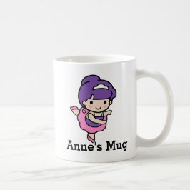 Caneca De Café Menina bonita Prima Ballerina
