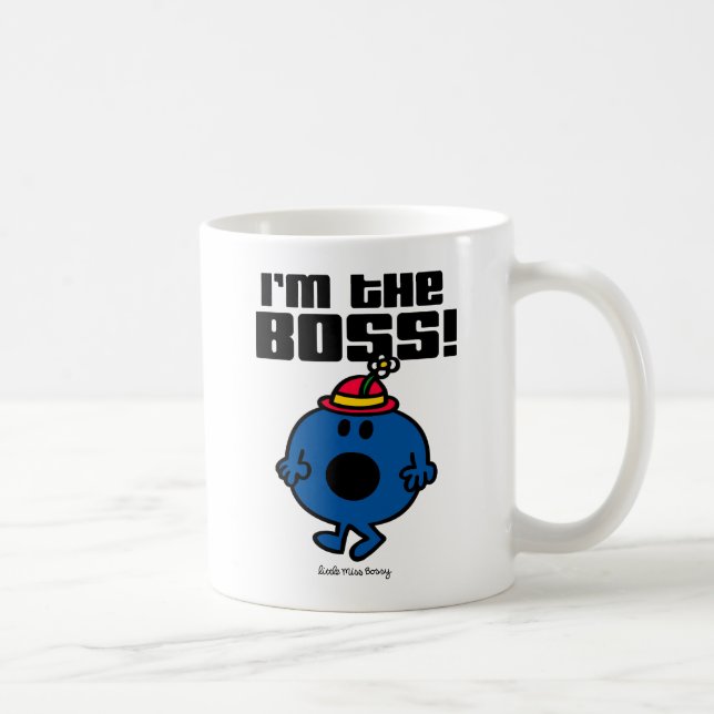 Caneca De Café Menina Bossy | Sou o chefe (Direita)