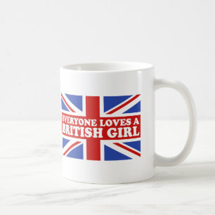 Caneca De Café Menina britânica