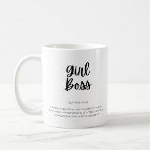 Caneca De Café Menina Chefe - Mulher Empreendedora