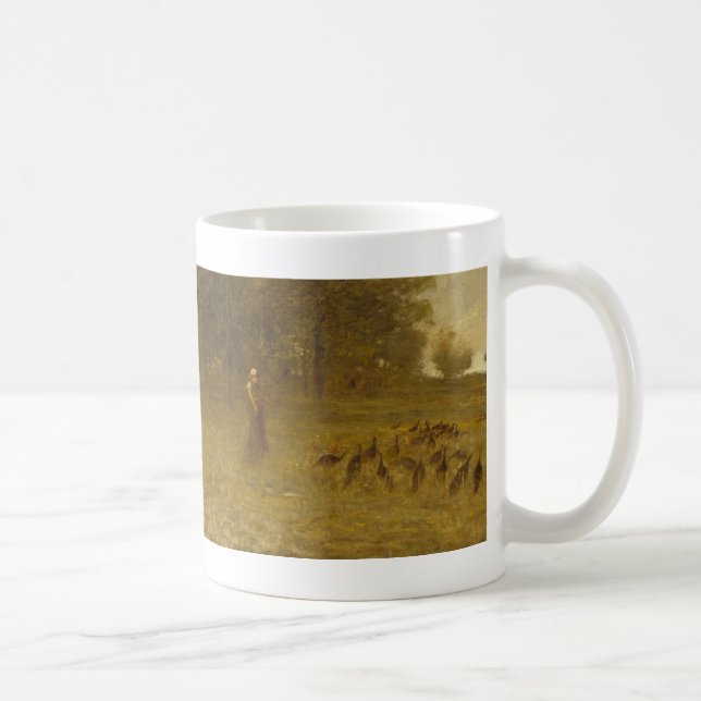 Caneca De Café Menina com perus (Direita)