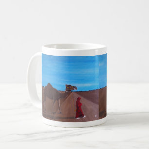 Caneca De Café Menina com pintura de camelo por Alfred Fox
