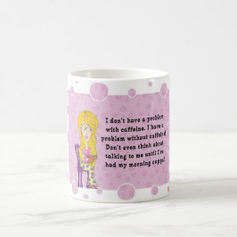 Caneca De Café Menina da cafeína