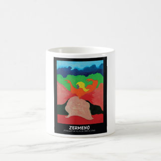 Caneca De Café Menina das montanhas (versão 2) por Zermeno