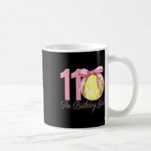 Caneca De Café Menina de 11 anos de idade de aniversário Softll T