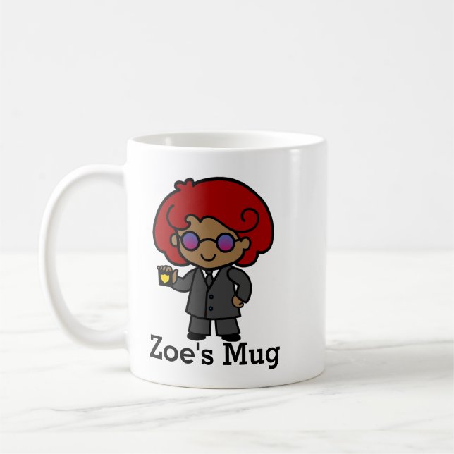 Caneca De Café Menina de Agente Secreto (Esquerda)