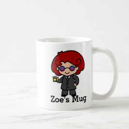 Caneca De Café Menina de Agente Secreto