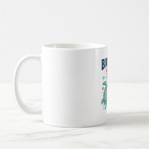 Caneca De Café Menina de Aniversário 6 Tartaruga Marinha Desenho 
