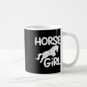 Caneca De Café Menina de Cavalo Cavaleiro Ridiculando Rapariga Eq