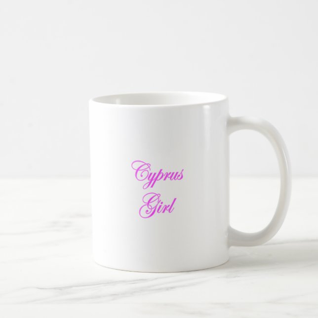 Caneca De Café Menina de Chipre (Direita)