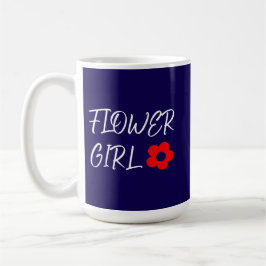 Caneca De Café Menina de Flores