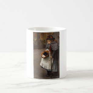 Caneca De Café Menina de Palitos Pobre Garoto de Rua Pobreza Urba