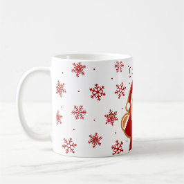 Caneca De Café Menina de Pão de Mel com Pirulitos de Hortelã