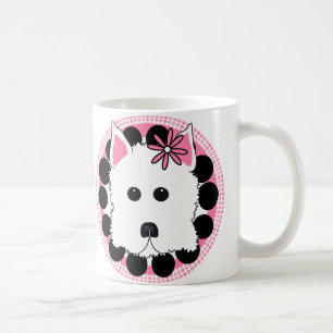 Caneca De Café Menina de Westie