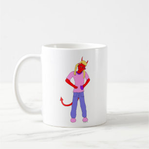 Caneca De Café menina diabólica