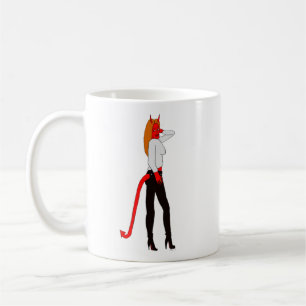 Caneca De Café menina diabólica