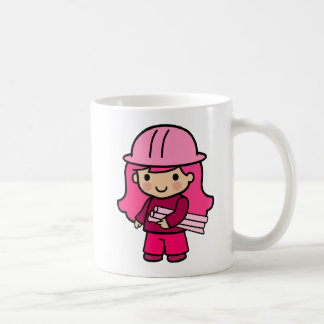 Caneca De Café Menina do arquiteto