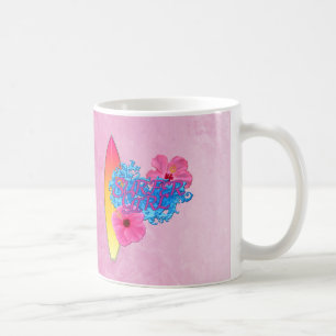 Caneca De Café Menina do surfista