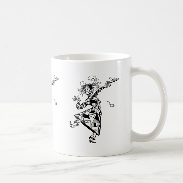 Caneca De Café Menina dos retalhos da onça (Direita)