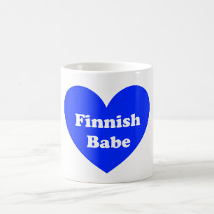 Caneca De Café Menina finlandesa