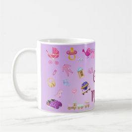 Caneca De Café Menina Mãe Cheio Personalizado Invólucro Café Desi