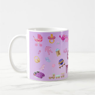 Caneca De Café Menina Mãe Cheio Personalizado Invólucro Café Desi