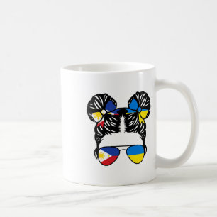 Caneca De Café Menina Metade Filipina Metade Ucraniana Filipinas 