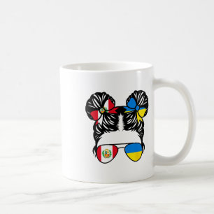 Caneca De Café Menina Metade Peruana Metade Ucraniana Peru Crianç