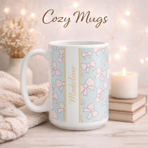 Menina Personalizada Laço Fofo Nome Azul Rosa