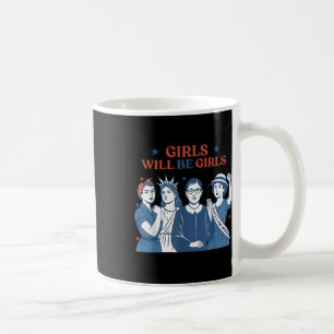 Caneca De Café Menina Será Meninas Divertido