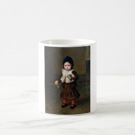 Caneca De Café Menina Vazia de Taça (Ludwig Knaus)