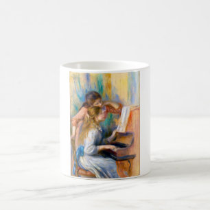 Caneca De Café Meninas ao Piano, Renoir