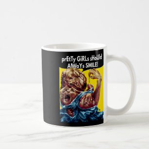 Caneca De Café Meninas Bonitas Devem Sempre Sorrir! Adesivo
