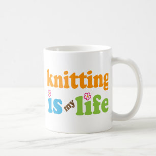 Caneca De Café Meninas do presente do Knitter