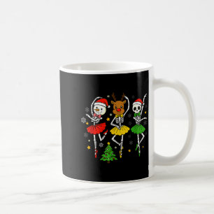 Caneca De Café Meninas Natal Ballet Esqueleto Bailarina Mulheres